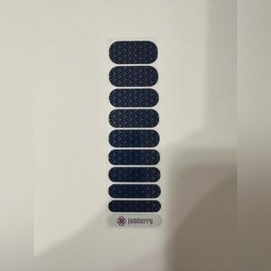 Jamberry Nail Wraps: blue & gold